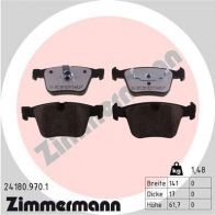 Тормозные колодки комплект ZIMMERMANN 241809701 Mercedes R-Class SF2WWM 2418 0