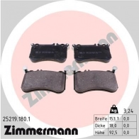 Тормозные колодки комплект ZIMMERMANN Mercedes SLC EQXLNM3 252 19 252191801