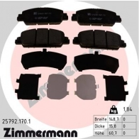 Тормозные колодки комплект ZIMMERMANN 257921701 2579 2 1424405436 25793