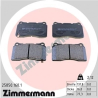 Тормозные колодки комплект ZIMMERMANN B 2W95 1437930192 258501601