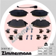 Тормозные колодки комплект ZIMMERMANN SC 7R9L4 1437930208 261691852