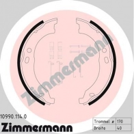 Тормозные колодки ручника ZIMMERMANN F14 QS 109901140 Fiat Ducato (250) 3 Автобус 2.2 100 Multijet 2.2 D 100 л.с. 2006 – 2011