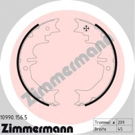 Тормозные колодки ручника ZIMMERMANN 109901565 UHF7W 7 904224