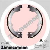 Тормозные колодки ручника ZIMMERMANN 109901592 Kia Sorento (UM) Prime 3 Кроссовер 2.4 GDI 188 л.с. 2015 – наст. время AT80 0