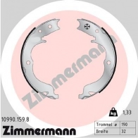 Тормозные колодки ручника ZIMMERMANN 1437870264 109901598 9D80 GK2