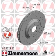 Тормозной диск ZIMMERMANN GIT TE4 100332752 904001