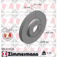 Тормозной диск ZIMMERMANN 904007 100333120 C GBSU0I