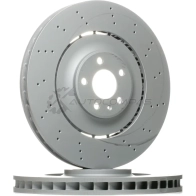Тормозной диск ZIMMERMANN Audi A8 (D4) 3 2009 – 2017 100338070 OCBM QFP