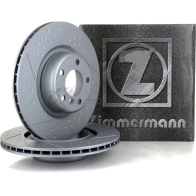 Тормозной диск ZIMMERMANN 150292220 Bmw 2 (F22) 1 Купе 2.0 220 d 200 л.с. 2012 – 2014 1YXOE A