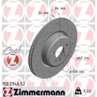 Тормозной диск ZIMMERMANN E2D NXND 1211170043 150.2946.52
