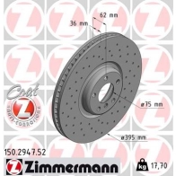 Тормозной диск ZIMMERMANN 1211170047 MON FR 150294752