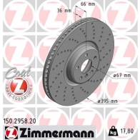 Тормозной диск ZIMMERMANN AFV G8 1211170089 150295820