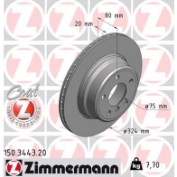 Тормозной диск ZIMMERMANN 4 302XQ 150344320 904492
