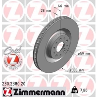 Тормозной диск ZIMMERMANN A48XA4 S 230238020 905126