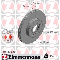 Тормозной диск ZIMMERMANN 250134620 905799 V 623T2W