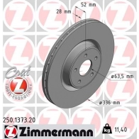 Тормозной диск ZIMMERMANN 250137320 905838 7 N6TIQ3