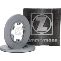 Тормозной диск ZIMMERMANN J4UE WA Ford Transit 8 (V363) Грузовик 2.2 TDCi RWD 155 л.с. 2013 – 2024 250138220