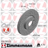 Тормозной диск ZIMMERMANN 905849 JRHTGM P 250138352