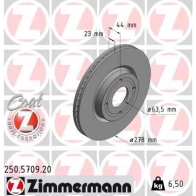 Тормозной диск ZIMMERMANN 1440004139 250570920 V ZB3J