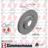 Тормозной диск ZIMMERMANN H9HL3 QT 906138 285352720