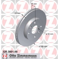 Тормозной диск ZIMMERMANN 906213 3 CXLC 320380100