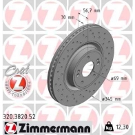 Тормозной диск ZIMMERMANN 1438358182 GZYL SO 320382052