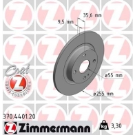 Тормозной диск ZIMMERMANN 4D3 AM 1211191241 370440120