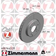 Тормозной диск ZIMMERMANN NU8 PK Mercedes E-Class (S210) 2 Универсал 2.7 E 270 T CDI 163 л.с. 2000 – 2003 400144320