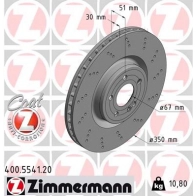 Тормозной диск ZIMMERMANN 1437878256 400554120 ER1 S7
