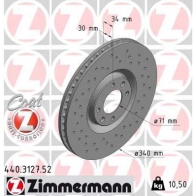 Тормозной диск ZIMMERMANN 906925 R TEVAH 440312752