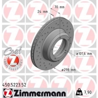 Тормозной диск ZIMMERMANN 450522352 1437878576 Z5S 7DJ1