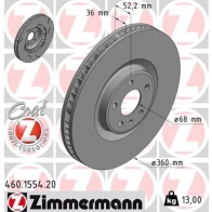 Тормозной диск ZIMMERMANN EX5 LT 460155420 907023