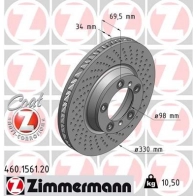 Тормозной диск ZIMMERMANN 460156120 GB63V8 5 907030