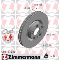 Тормозной диск ZIMMERMANN WOF9S 7 460157520 907044