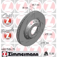 Тормозной диск ZIMMERMANN 460158475 9M65N 58 907053