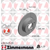 Тормозной диск ZIMMERMANN 907098 L5VH TQ 470242520