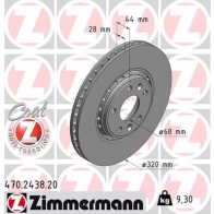 Тормозной диск ZIMMERMANN 907114 C5P2 UA 470243820
