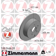 Тормозной диск ZIMMERMANN E OVFF 530246620 907182