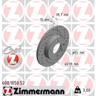 Тормозной диск ZIMMERMANN UND MLD Seat 600105052