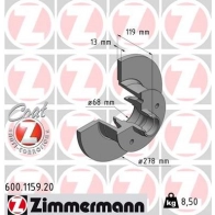 Тормозной диск ZIMMERMANN WT JA46K 600115920 907377