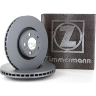 Тормозной диск ZIMMERMANN 907590 8FBQ4 2 610370620