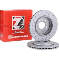 Тормозной диск ZIMMERMANN 904348 IB DLJX 150129552 - Изображение 2