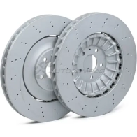 Тормозной диск ZIMMERMANN 1440004110 100338070 OCBM QFP - Изображение 3