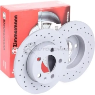 Тормозной диск ZIMMERMANN 903917 100123652 T 2E55X - Изображение 2