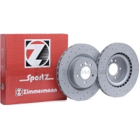 Тормозной диск ZIMMERMANN 1425077197 CE1BS WJ 450520252 - Изображение 2