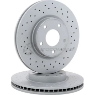 Тормозной диск ZIMMERMANN WN8EQ KC 370305052 906246 - Изображение 3