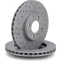 Тормозной диск ZIMMERMANN GP6KJ O9 907142 470540352 - Изображение 2