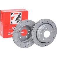 Тормозной диск ZIMMERMANN 7OB X9 150128652 904330 - Изображение 2