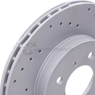 Тормозной диск ZIMMERMANN 280315352 906030 FA74 U - Изображение 4