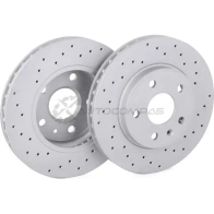 Тормозной диск ZIMMERMANN 430261452 906768 T6KA YYR - Изображение 3
